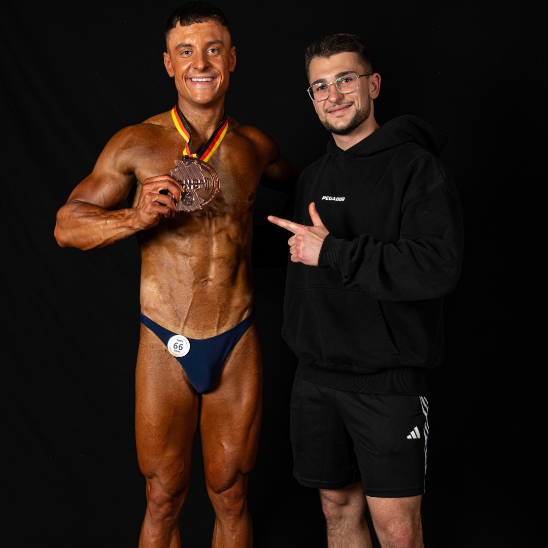 Patrick Zeislmeier beim Bodybuilding-Wettkampf